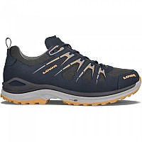 [해외]로바 Innox EVO Goretex Low Hiking Boots 4136678220 Steel Blue / Mandarin