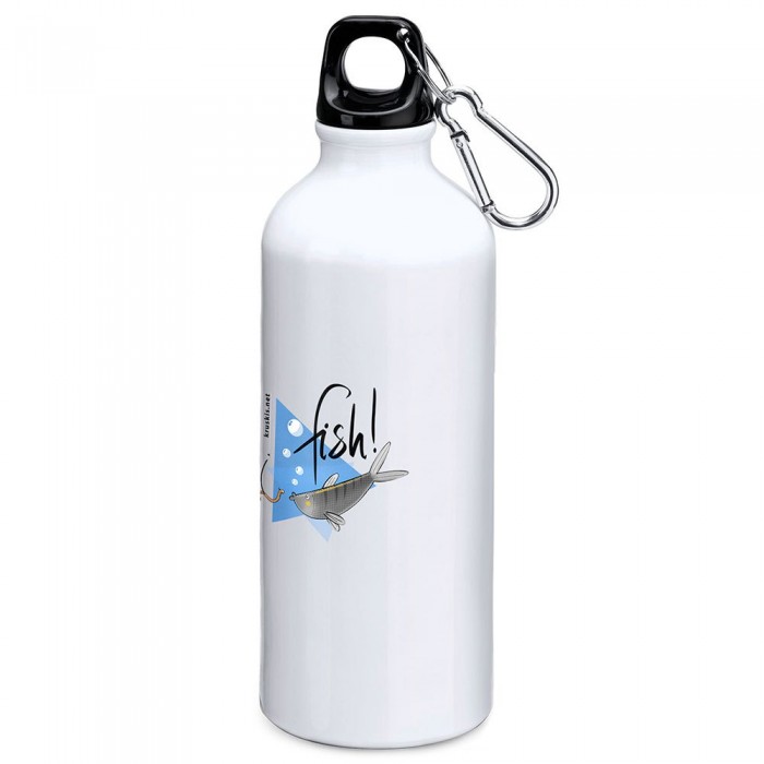 [해외]KRUSKIS Fish 800ml 알루미늄 병 6139809689 White