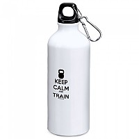 [해외]KRUSKIS 알루미늄 병 Keep Calm And Train 800ml 6139810045 White