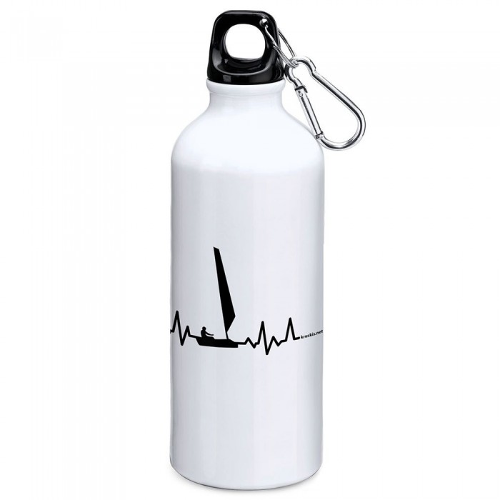 [해외]KRUSKIS Sailing Heartbeat 800ml 알루미늄 병 6139810353 White