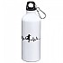 [해외]KRUSKIS 알루미늄 병 Soccer Heartbeat 800ml 3139810581 White