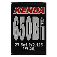 [해외]KENDA Presta 40 mm Desmontable 내부 튜브 1139624066 Black