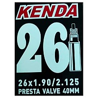 [해외]KENDA 내부 튜브 Presta 40 mm 1139624067 Black