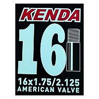 [해외]KENDA Schrader 35 mm 내부 튜브 1139624069 Black