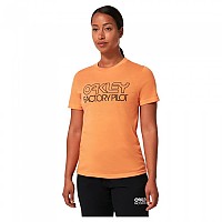 [해외]오클리 APPAREL Wmns Factory Pilot Short Sleeve T-Shirt 1139487460 Soft Orange