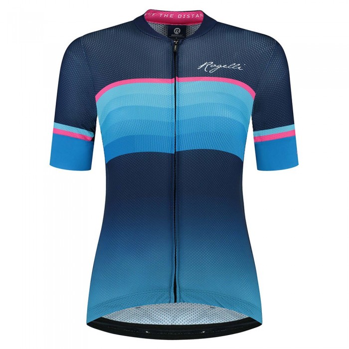 [해외]ROGELLI Impress II 반팔 저지 1139662645 Blue / Pink / Black