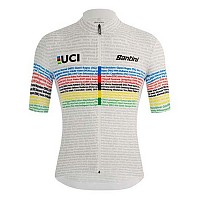 [해외]산티니 UCI 100 Champion Short Sleeve Jersey 1138193012 White