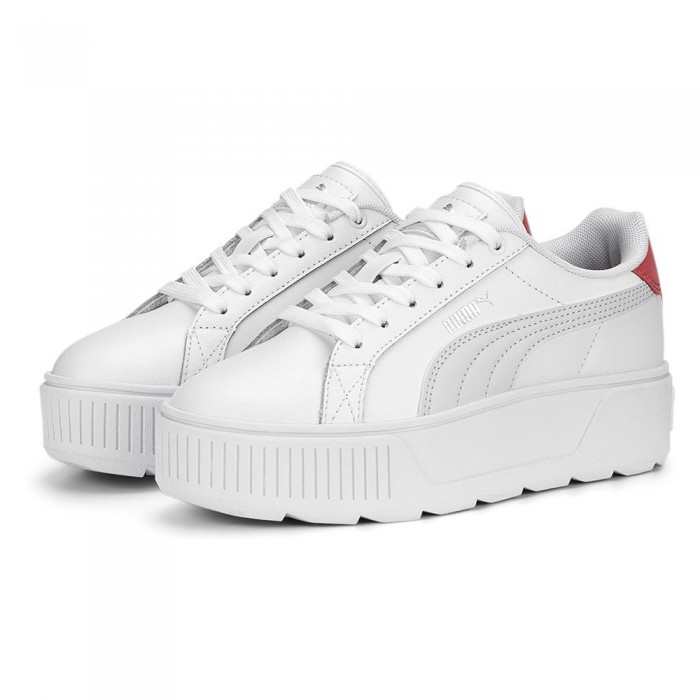 [해외]푸마 Karmen L 러닝화 15139554168 Puma White / Feather Gray