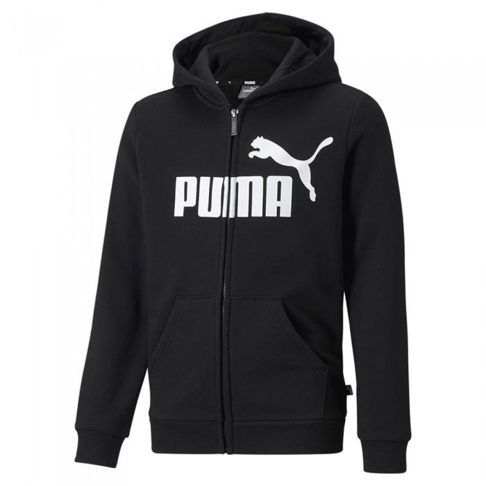 [해외]푸마 Ess Big Logo 풀지퍼 스웨트셔츠 15139553322 Puma Black