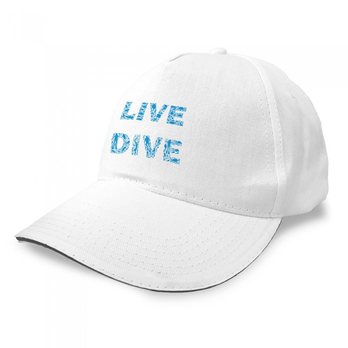 [해외]KRUSKIS 캡 Live For Dive 10139810088 White