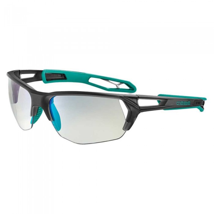 [해외]CEBE S´Track Ultimate 포토크로믹 선글라스 4139796147 Translucent Black Teal Matte