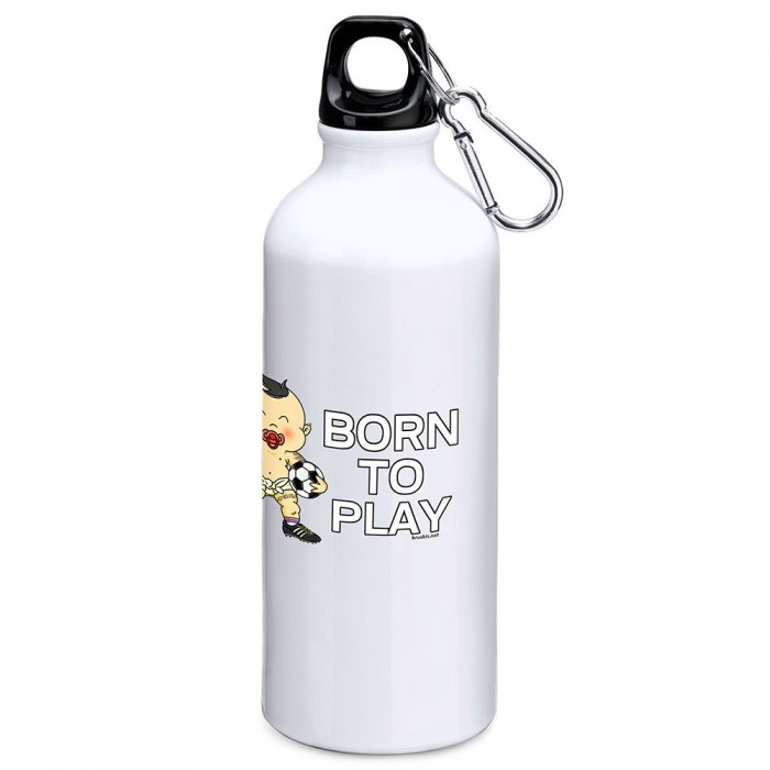 [해외]KRUSKIS 알루미늄 병 Born To Play Football 800ml 4139809349 White