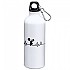 [해외]KRUSKIS 알루미늄 병 Fitness Heartbeat 800ml 4139809713 White