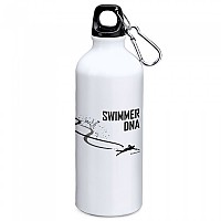 [해외]KRUSKIS Swimming DNA 800ml Aluminium Bottle 4139810745 White