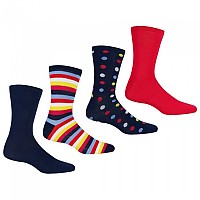 [해외]레가타 Lifestyle Socks 4 Pairs 4137955151 Navy / Duchess