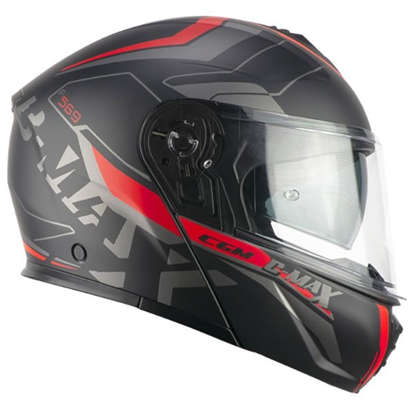 [해외]CGM 569G C-Max City 모듈형 헬멧 9139489715 Black / Red