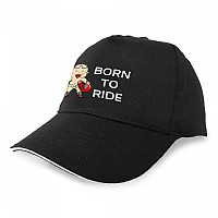 [해외]KRUSKIS 캡 Born To Ride 9139809355 Black