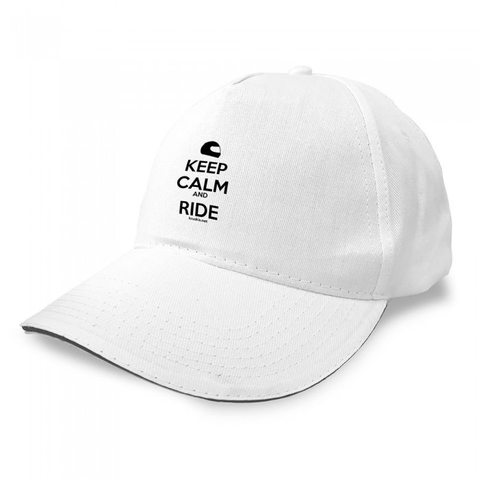 [해외]KRUSKIS Keep Calm And Ride 모자 9139810028 White