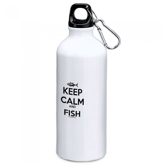 [해외]KRUSKIS Keep Calm And Fish 800ml 병 12139810013 White