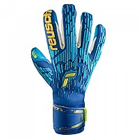 [해외]로이쉬 Attrakt Freegel Aqua Windproof Goalkeeper Gloves 3139113986 True Blue / Gold / Aqua Blue
