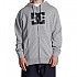 [해외]DC슈즈 Star 풀지퍼 스웨트셔츠 14139637398 Heather Grey