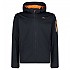 [해외]CMP Zip Hood 39A5027 소프트쉘 자켓 4139679357 Antracite / Flame