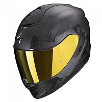 [해외]SCORPION 풀페이스 헬멧 EXO-1400 Evo Carbon 에어 Cerebro 9139814874 Black