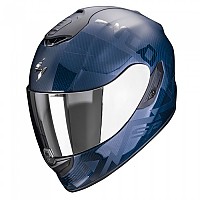 [해외]SCORPION EXO-1400 Evo Carbon 에어 Cerebro 풀페이스 헬멧 9139814875 Blue