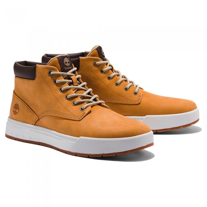 [해외]팀버랜드 Maple Grove Leather Mid 운동화 139543597 Wheat