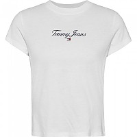 [해외]타미 진 Bby Essential 로고 1 반팔 티셔츠 139774683 White