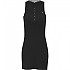 [해외]타미 진 민소매 짧은 드레스 Essential Rib Button 139774699 Black