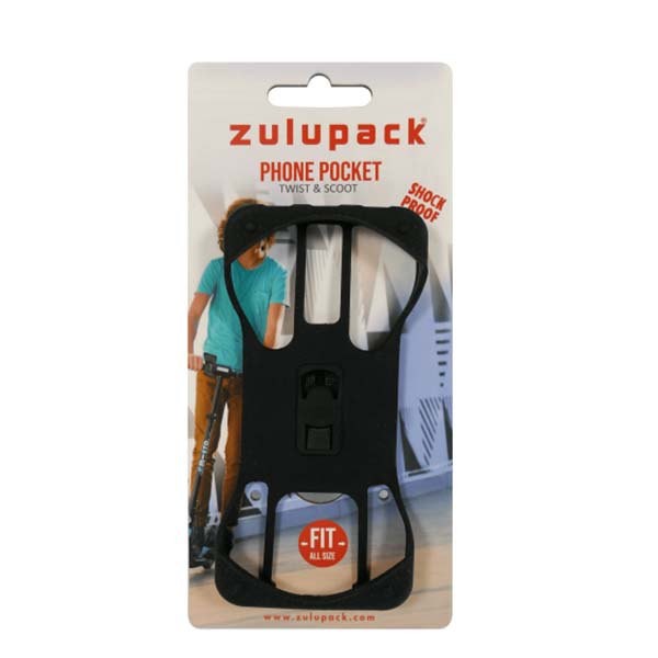 [해외]ZULUPACK Twist & Scoot 핸들바 전화 마운트 1139846786 Black