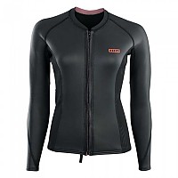 [해외]ION Neo Top Skin 여성 긴팔 풀 지퍼 rashguard 2 mm 14139461051 Black