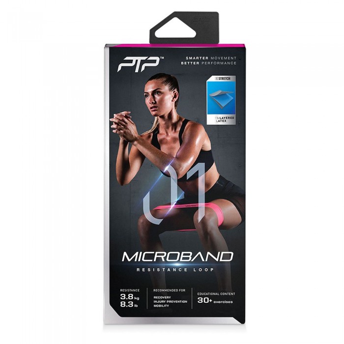 [해외]PTP 저항 루프 엑스트라 라이트 Microband 7139799552 Pink