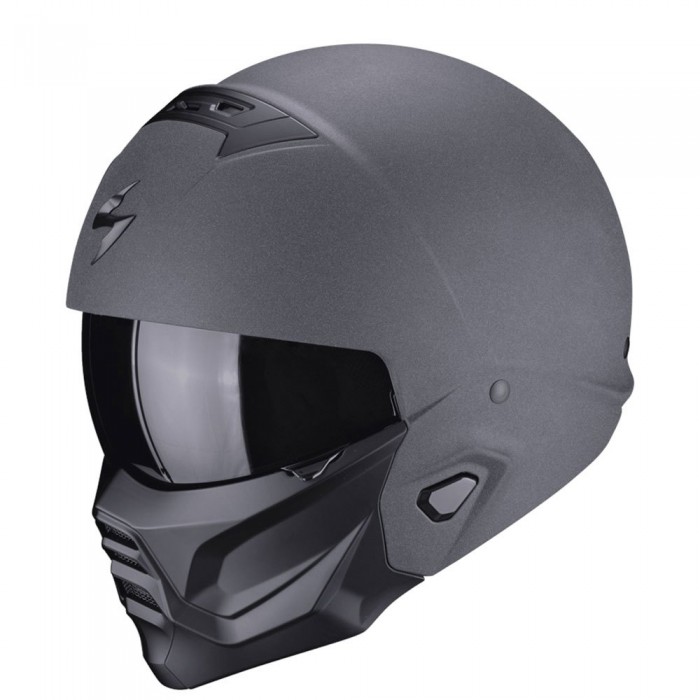 [해외]SCORPION EXO-Combat II Graphite 컨버터블 헬멧 9139815396 Dark Grey