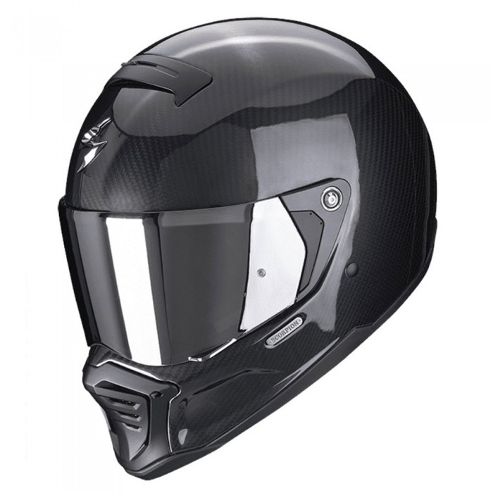 [해외]SCORPION EXO-HX1 Carbon SE 풀페이스 헬멧 9139815415 Black