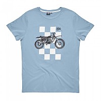 [해외]FUEL MOTORCYCLES Scrambler 반팔 티셔츠 9139858318 Blue