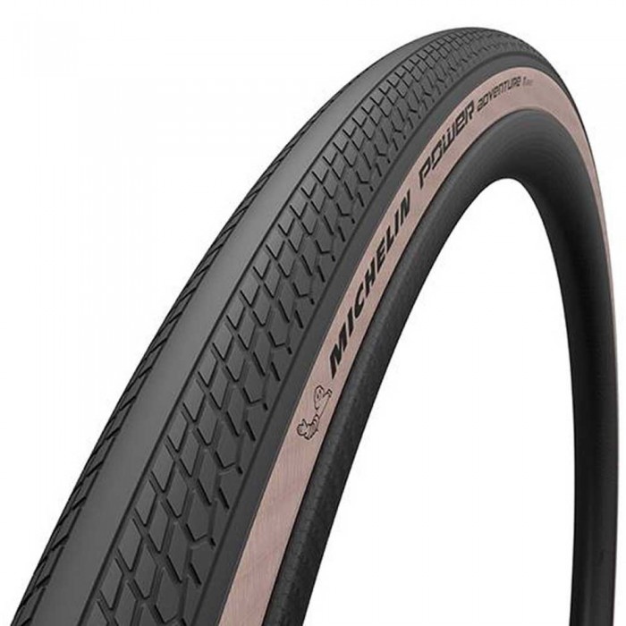 [해외]미쉐린 파워 Adventure Competititon 라인 Tubeless 28´´-700 x 30 자갈 타이어 1139868720 Black / Brown