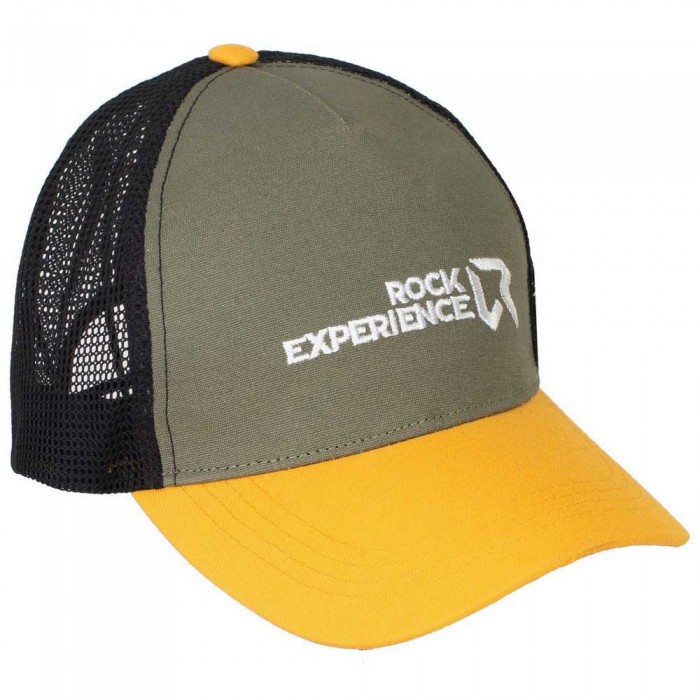 [해외]ROCK EXPERIENCE Skyfull Trucker 모자 4139773238 Olive Night / Old Gold