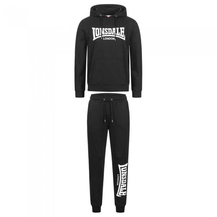 [해외]LONSDALE Cloudy 운동복 3138896961 Black / White