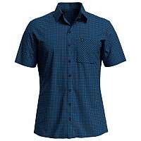 [해외]오들로 Nikko Check 숏 슬리브 Shirt 4137325536 Blue Aster / Diving Navy / Check
