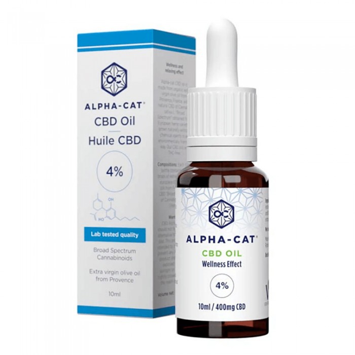 [해외]ALPHA-CAT Broad Spectrum 400mg 10ml CBD Oil 139567471