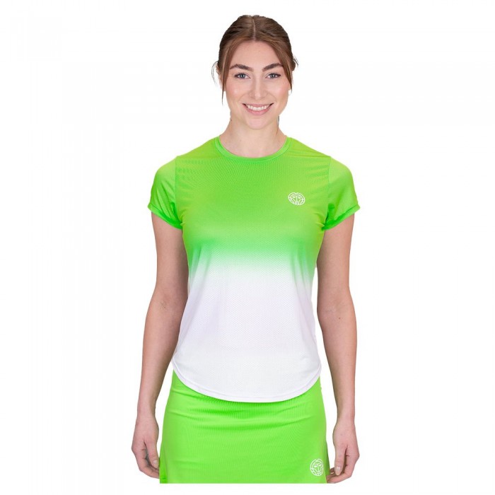 [해외]BIDI BADU Crew Gradiant 반팔 티셔츠 6139826205 Neon Green / White