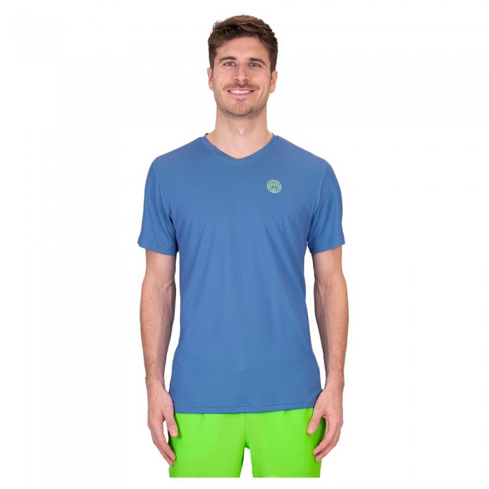 [해외]BIDI BADU Crew Inside Out V-Neck 반팔 티셔츠 6139826222 Blue / Neon Green