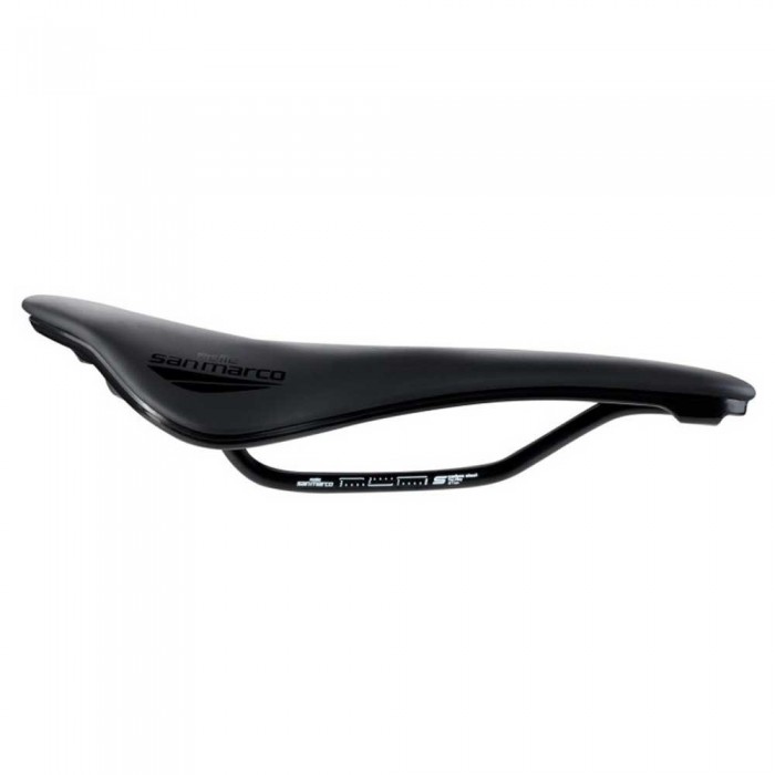 [해외]Selle San Marco Shortfit 2.0 Open-Fit Sport Narrow 자전거 안장 1139760444 Black