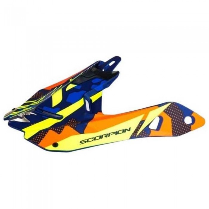 [해외]SCORPION VX-21 Air 썬바이저 9139815784 Matt Blue / Red / Fluo Yellow