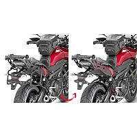 [해외]기비 Monokey/Retro Fit Rapid Release Yamaha MT-09 Tracer 사이드 케이스 장착 9137999898 Black