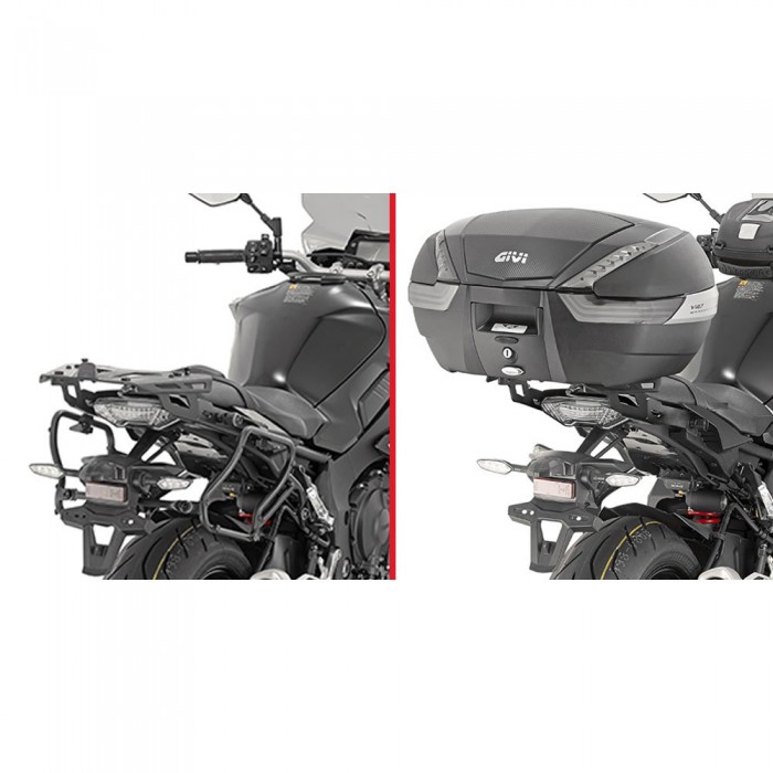 [해외]기비 Monolock/Monokey Yamaha MT-10 상단 케이스 후면 장착 9137999981 Black