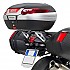 [해외]기비 Monokey BMW K 1200 R/K 1300 R 탑 케이스 후면 피팅 9138000084 Aluminium