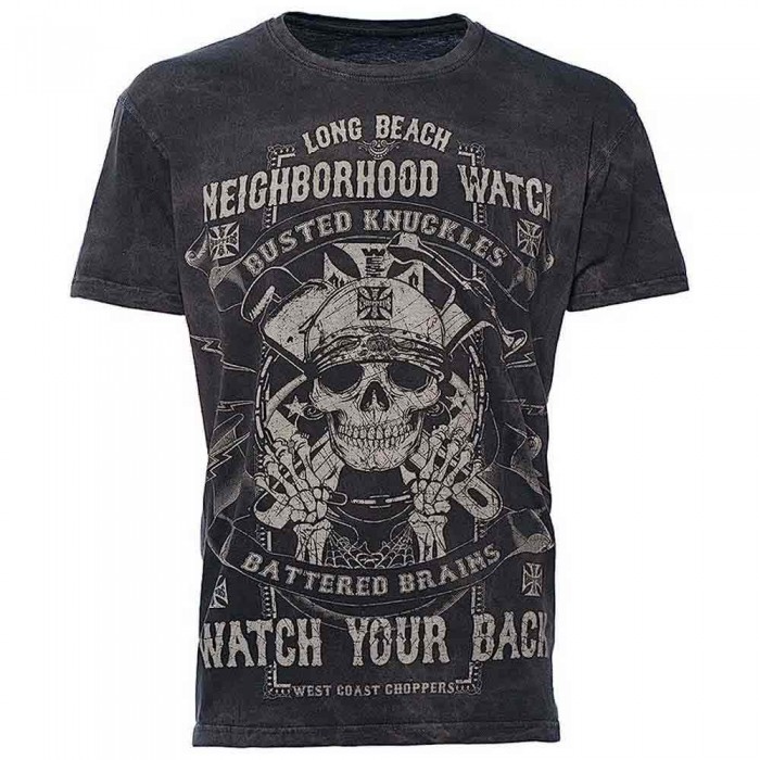 [해외]WEST COAST CHOPPERS Neighborhood Watch 반팔 티셔츠 9139488758 Black